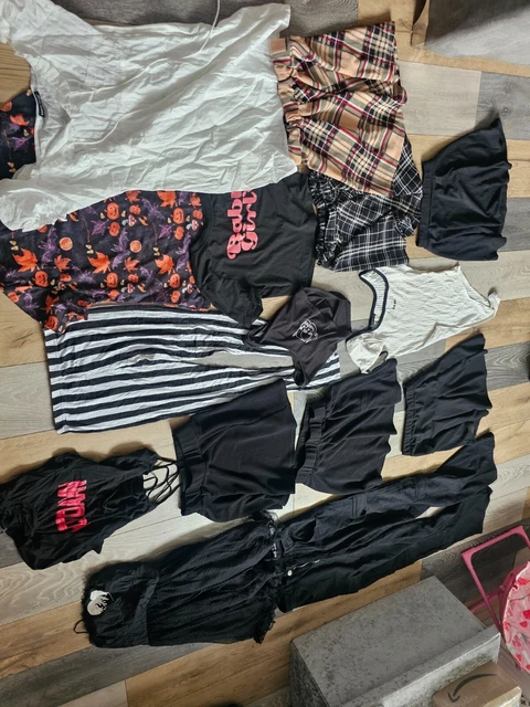 bundle ladies womens clothes joblot mixed sizes skirts top dress trouser etc