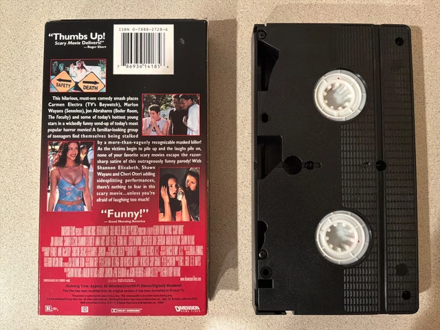 SCARY MOVIE (VHS, 2001) Shawn Wayans, Marlon Wayans, Anna Faris £9.00 ...