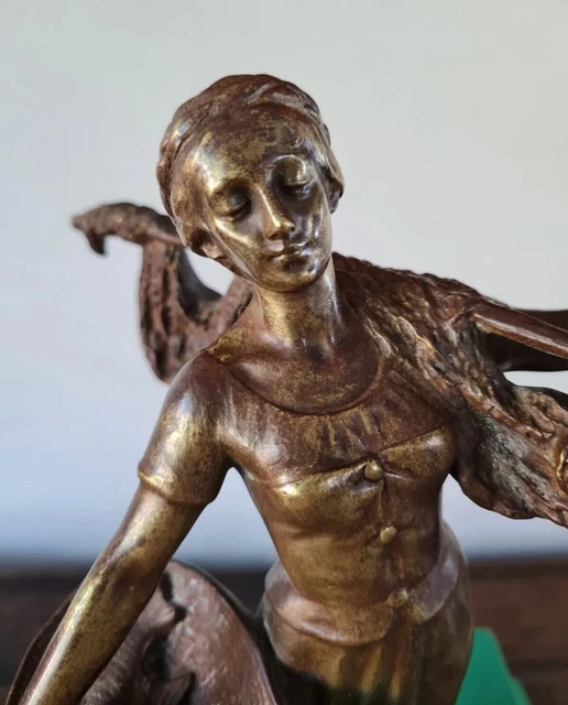 ANTIQUE FINE PETER Tereszczuk Austrian Art Nouveau bronze figurine Lady