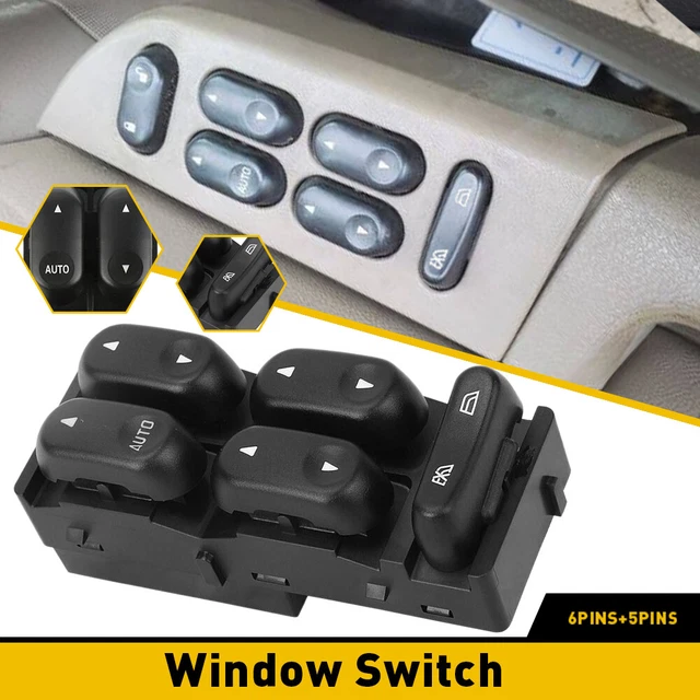 Commutateur De Fenêtre Électrique Pour Mercedes W163 ML230 ML270 CDI ML320 ML430 ML55 AMG - Remplacement OE 1638206610 A1638206610