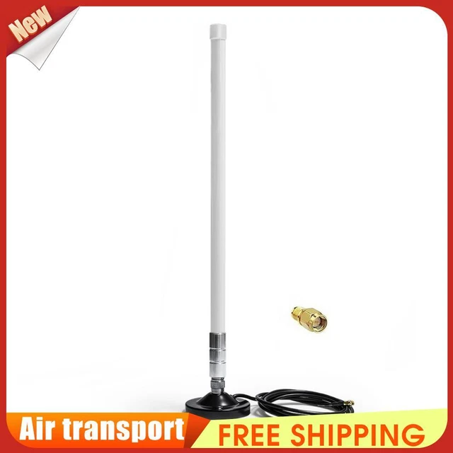 5dBi 858-878MHz for Helium Hotspot Miner Antenna+Magnet Base (55cm White) ~