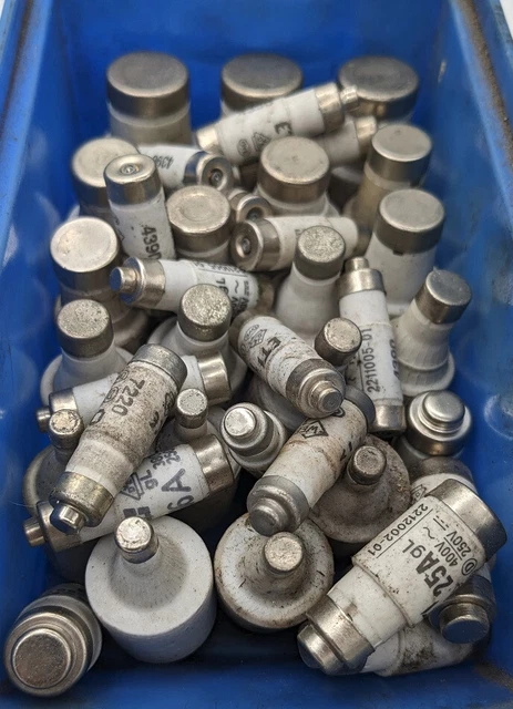 40x Fusibles Insert Fusible 4A - 63A Siemens Lindner Tisserand Diazed 3