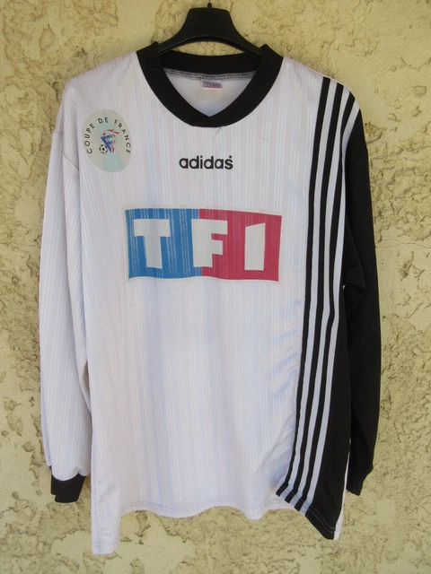Maillot Vintage France Coupe De France 2002/2003 – N°10, Rouge, Taille XL (Porté)