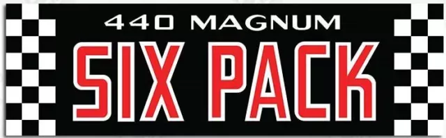 NEW 1970-71 Dodge 440 Six Pack Air Cleaner Decal Mopar