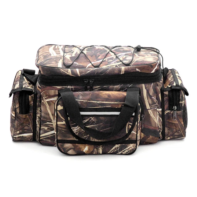Sac de pêche de grande capacité sac de rangement de matériel de pêche F8F7
