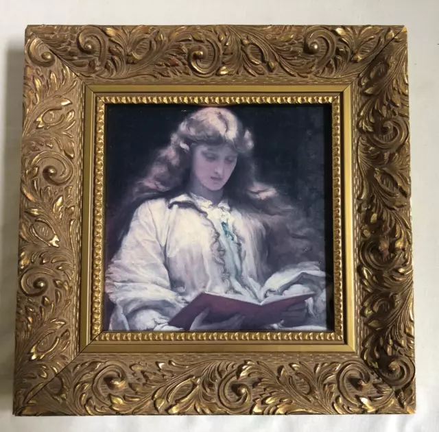 Frederic Lord Leighton The Maid with the Golden Hair Acrylic Oil Print Painting