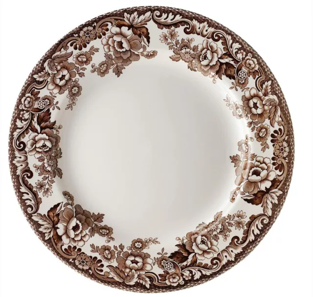 Spode Delamere Collection Round Dinner Plate, 10.5 Inch, Earthenware