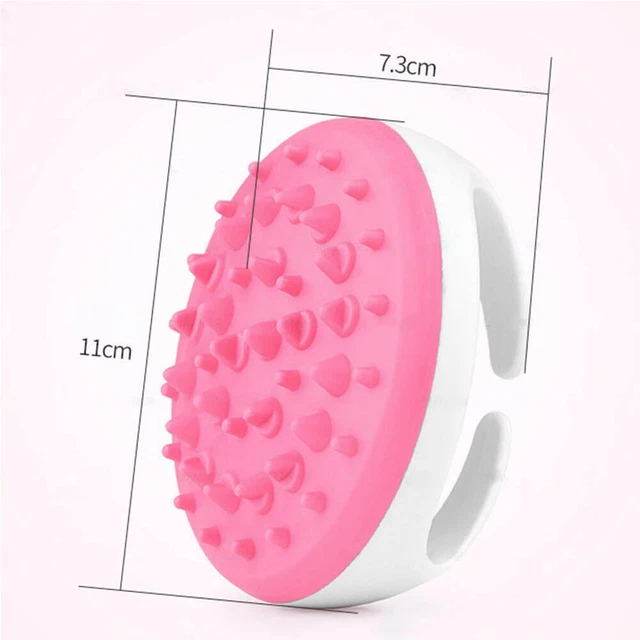 Hand-Held Full Body Massage Brush Anti Cellulite Muscles Massager (Pink) fr 9