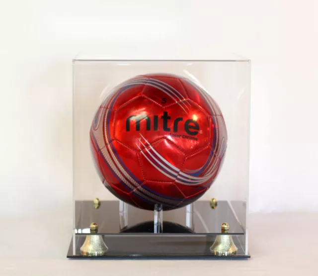 Soccer ball display case FIFA World Cup 85% UV filtering acrylic football
