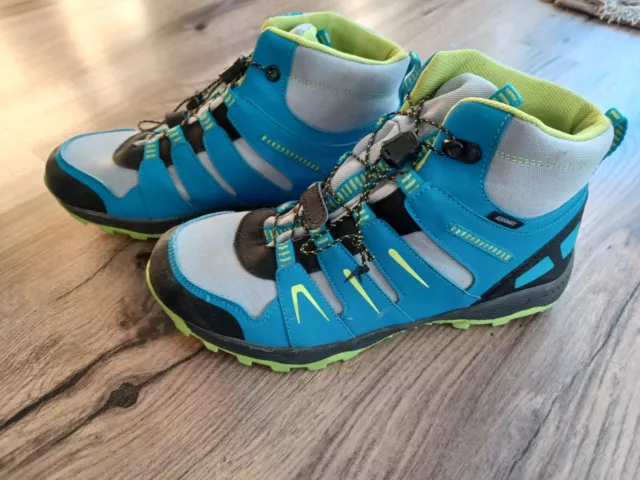 McKinley warmer High-Sneakers Aquamax Gr. 38, neongrün/blau, sehr guter Zustand! 2