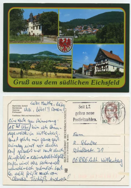 59003 - Greeting from the southern Eichsfeld - postcard, run 3.3.1994