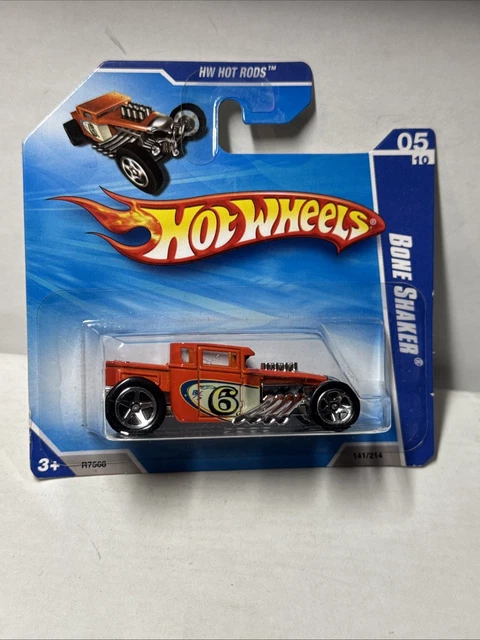 Hot Wheels Bone Shaker 2014 Snap Rides 1/64 - Modèle Rare Orange, Neuf En Boîte