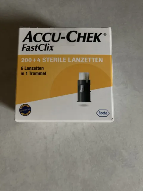 Accu-Chek FastClix 200 + 4 Lanzetten - Diabetes Blutzuckerset/ NEU/ Sofort-Kauf