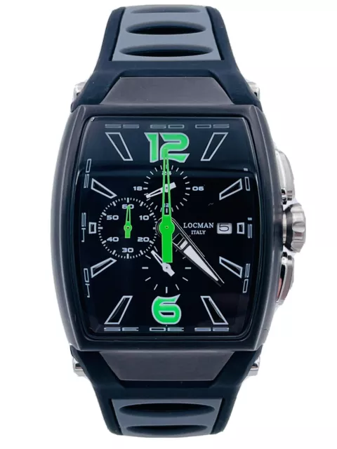 Montre Locman Tremila Chrono 550KKGKA/575 Titane / Caoutchouc Bradé Neuf