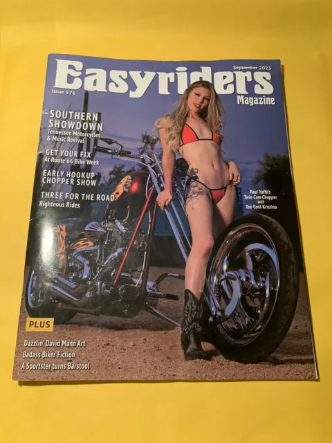 easyriders magazine September 2023 Issue 576 - Pre-owned