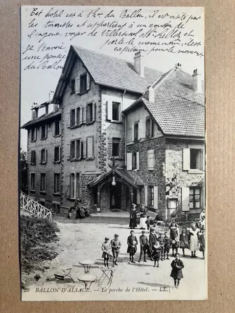 Cpa-Ballon D'alsace- Le Grand Hôtel-Animée