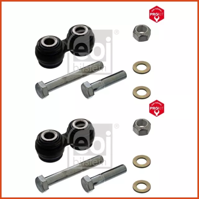 2 x FEBI KOPPELSTANGE PENDELSTÜTZE STABILISATOR SET HINTEN BMW 3835175