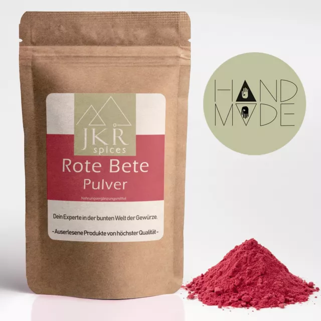 1kg Rote Bete Pulver, fein gemahlene Beete Rübe - natürliche Lebensmittelfarbe