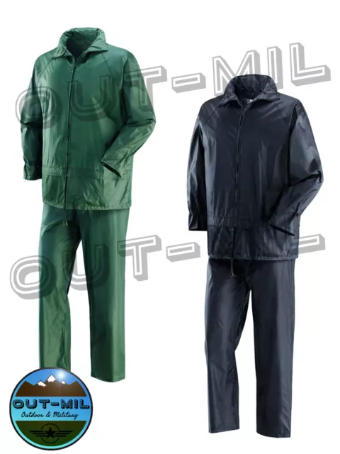 Complet Pluie Étanche ( Veste Et Pantalon Copripantalone) Chasse Pêche