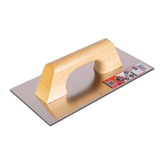 E3/79538 Truelle en Acier Inoxydable 30Cm. Manche Bois Fermé 65960 RUBI