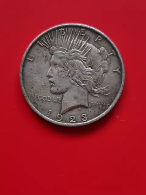 1923 Peace Silver Dollar United States of America USA US