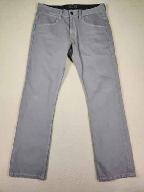 DKNY Jeans Mens 30 SC Williamsburg Fit Mid Rise Gray Denim Light Wash EUC