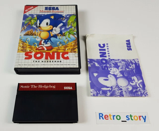 SEGA MASTER SYSTEM - Sonic The Hedgehog - PAL EUR 24,99 - PicClick FR