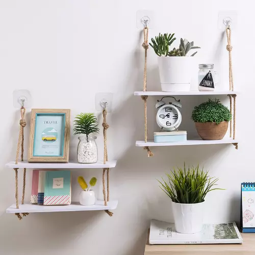 Storage Shelf Rack Decor Wall Shelves Hooks on The Wall Wood Shelf Wall Storage