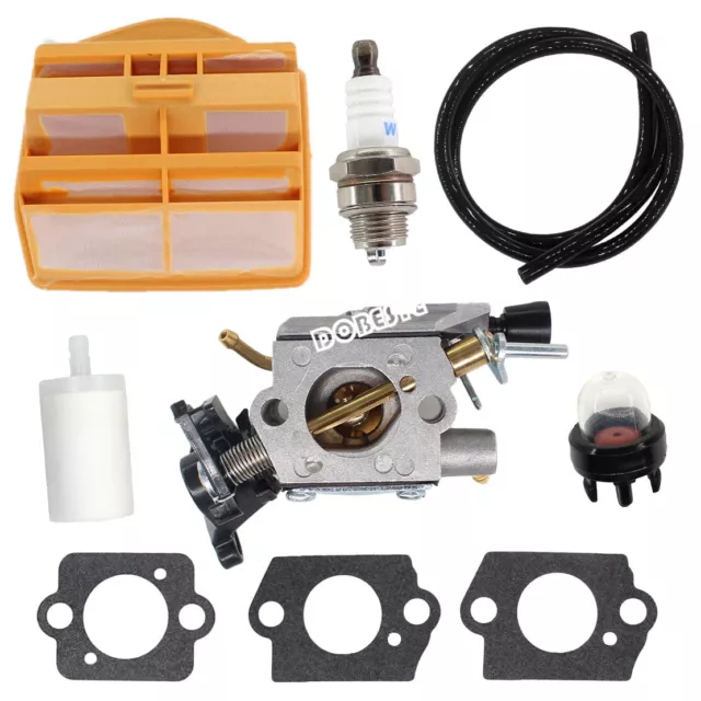 Carburetor Tune Up Kit for Husqvarna 445 450 445E Chainsaw Zama C1M-EL37B Carb