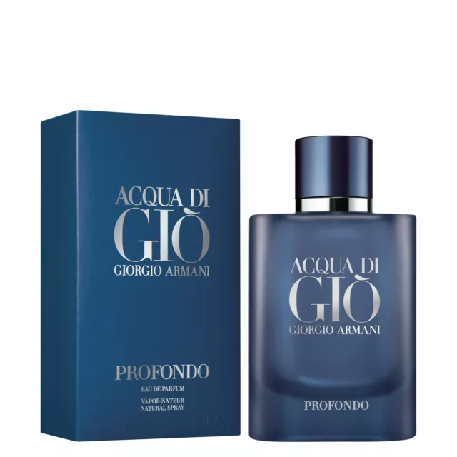 Giorgio Armani Acqua Di Gio Profondo For Him 75Ml Edp Spray Brand New & Sealed