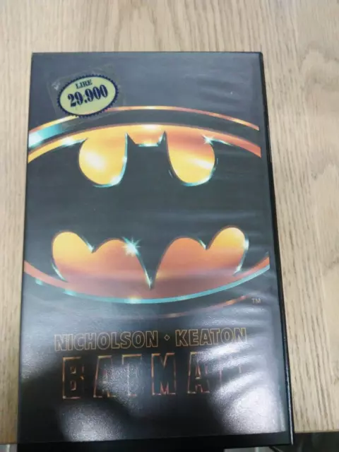 VHS Batman con Nicholson e Keaton - Warner Home Video