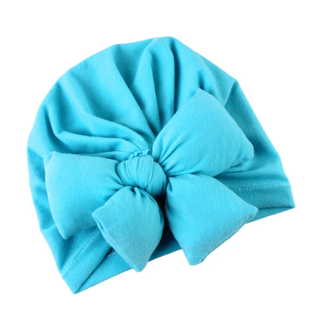 Cappelli neonato turbante arco turbante bambina testa avvolto piccolo orecchio neonato