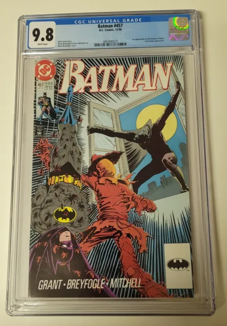 Batman #457 CGC 9.8 DC Comics 1st Appearance Tim Drake as Robin