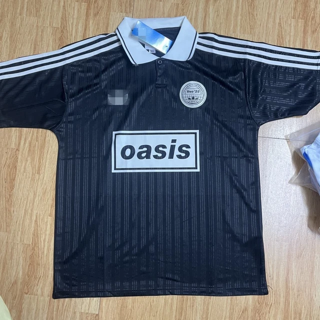 ADTREFOIL X OASIS 25s Tour Jacquard Jersey Black Limited