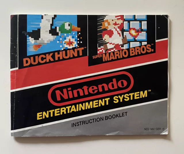 Nintendo NES *MANUAL ONLY* Super Mario Bros. And Duck Hunt *VGC*