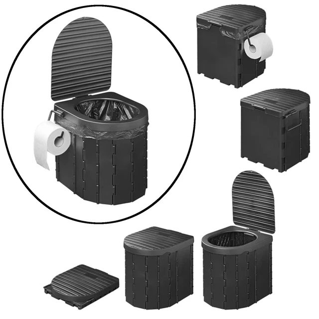 E EASTSTORM Faltbare Camping-Toilette  Mobiles WC Mit Deckel, 42cm Hoch,  Fr Outdoor Und Reisen Camping Toilette