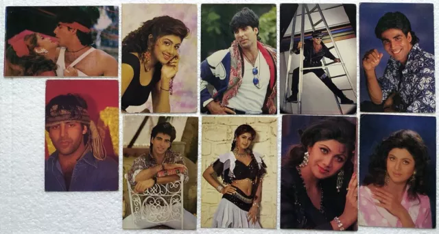 Acteur de Bollywood - Shilpa Shetty - Akshay Kumar - Lot de 10 cartes postales