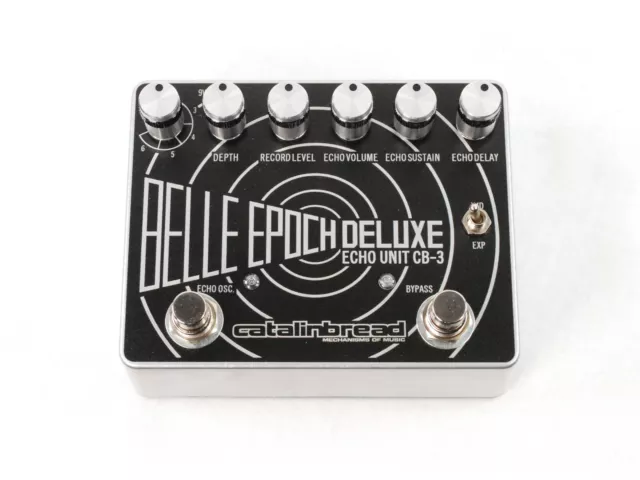 Used Catalinbread Belle Epoch Deluxe (Black and Silver) Delay Guitar Pedal