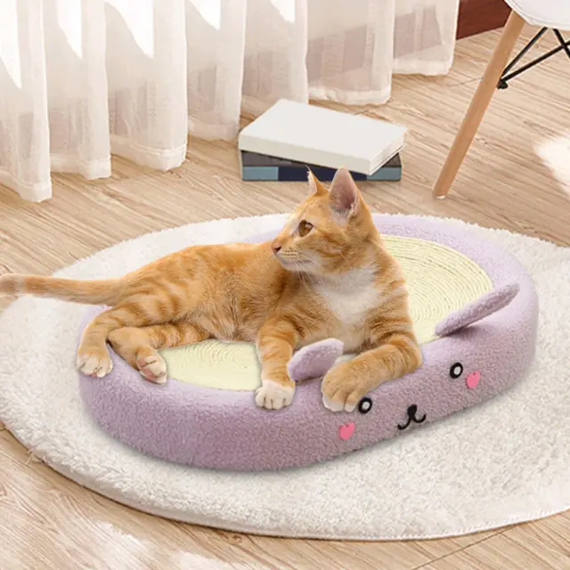 Cat Scratcher Lounge Bed Scratcher Board Pads Nest Couch Cat Scratching Mat