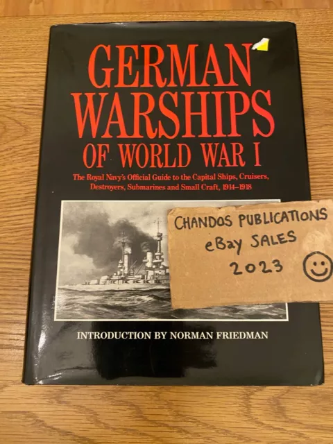 German Warships of World War I: The Royal Navy’s Official Guide - SCARCE OOP