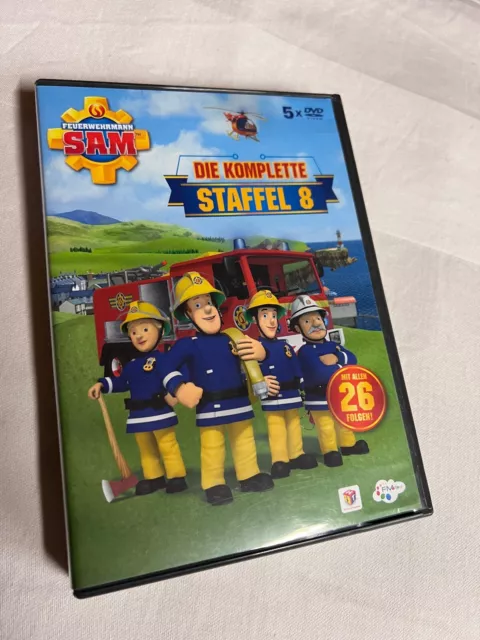 Feuerwehrmann Sam - Die komplette Staffel 8 | 5-DVDs | Zustand akzeptabel | DVD