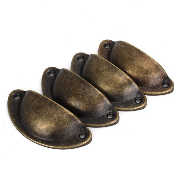 4 Pcs Semicircle pull handle drawer knobs and pulls vintage Boutons De Tiroir En