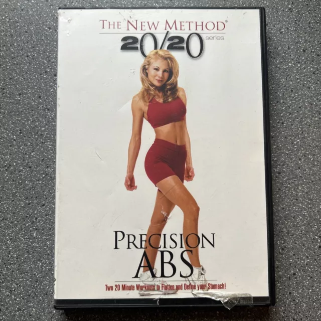 The New Method 20/20 Precision Abs Workout DVD New Fitness Exercise Core Pilates