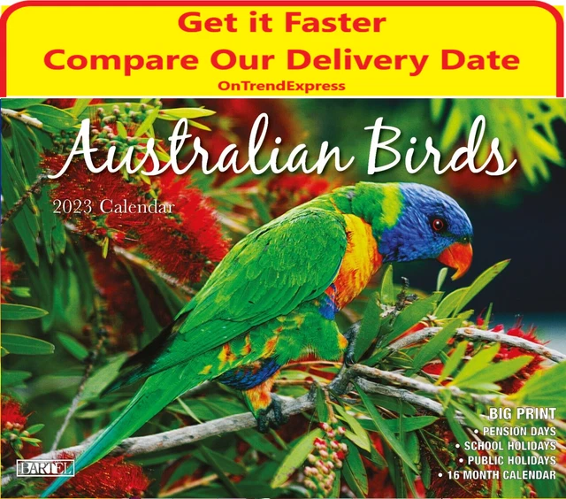 Birds Of Australia 2023 Calendar FOR SALE! PicClick