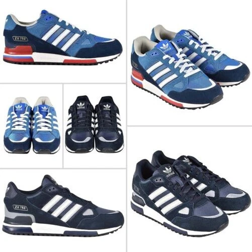 Adidas ZX 750 Trainers Mens Originals Running Shoes New Uk Sizes