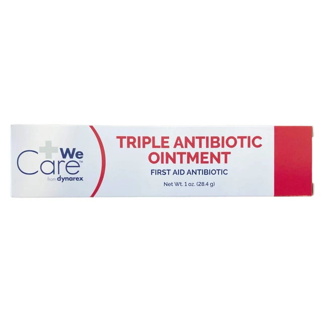 DYNAREX FIRST AID Antiseptic Triple Antibiotic Ointment 1 oz Tube, MS