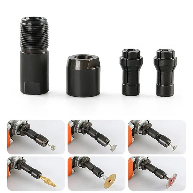 Lot De 2 Coupleurs D’Arbre M10 6 Mm – Adaptateur Meuleuse D’Angle Pour Lame De Scie, Connexion Robuste En Acier #45