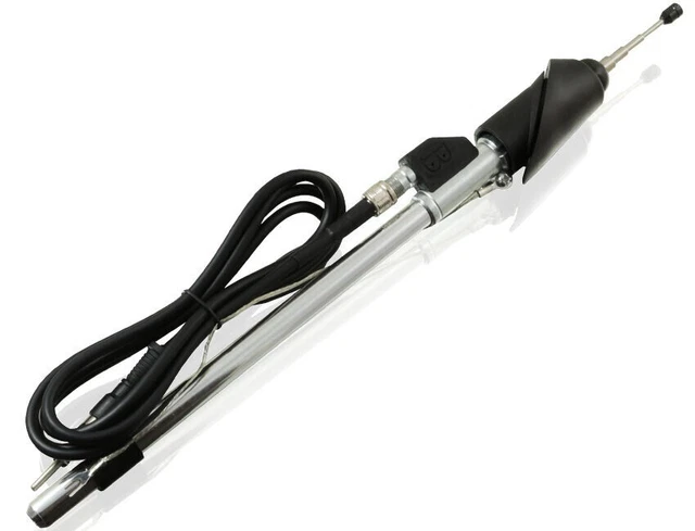 Antena Telescópica De Guardabarros Para Mercedes W202 C160, C180, C200 – Plata, Universal, Con Tornillos