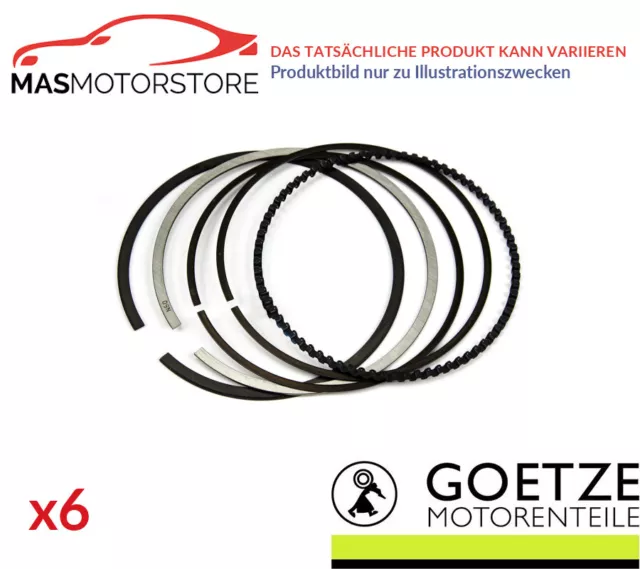 Kolbenringe Satz Goetze 08-446100-00 6Pcs G Std Für Bmw 5,3,4,X5,X6,7,6,X3,X4