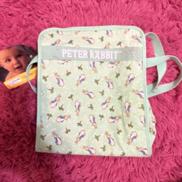 NWT ENFAMIL PETER Rabbit Baby Food Green Diaper Bag Formula Cooler Tote